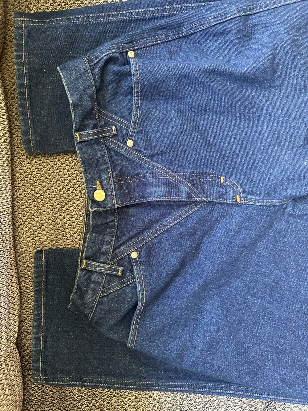 Ozark Mountain Jeans in Dark Blue Denim